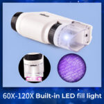 Kids' Pocket Microscope with LED Light: 60-120x Magnification - Educational STEM Toy - Image 17