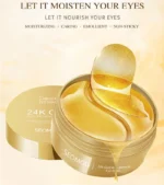 24K Gold & Hyaluronic Acid Eye Mask: Removes Dark Circles & Hydrates - Image 6