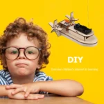 DIY Wooden Science Kit: Educational STEM Project for Kids - Assemble 3D Car & Boat Models - Image 20
