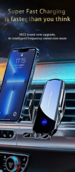 Magnetic Wireless Car Charger: Fast Charging Air Vent Phone Holder for iPhone & Samsung (15W) - Image 18