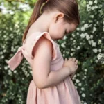 Toddler & Kids' Casual Ruffles Dress: A-Line Sleeveless Dress with Back Bow (0-5 Years) - Image 3
