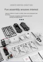 JIMITU DIY Remote Control Robot Dog - Educational STEM Assembling Kit - Image 10