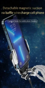 Magnetic Wireless Car Charger: Fast Charging Air Vent Phone Holder for iPhone & Samsung (15W) - Image 22