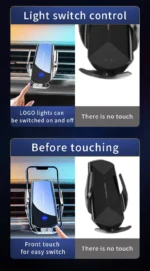 Magnetic Wireless Car Charger: Fast Charging Air Vent Phone Holder for iPhone & Samsung (15W) - Image 14