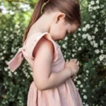Toddler & Kids' Casual Ruffles Dress: A-Line Sleeveless Dress with Back Bow (0-5 Years) - Image 10