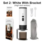 3-in-1 Portable Electric Coffee Maker: Grinder, Brewer & Heater for Car & Travel - Image 7