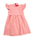 Toddler & Kids' Casual Ruffles Dress: A-Line Sleeveless Dress with Back Bow (0-5 Years) - Image 6
