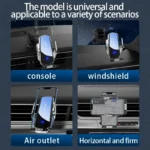 Magnetic Wireless Car Charger: Fast Charging Air Vent Phone Holder for iPhone & Samsung (15W) - Image 3