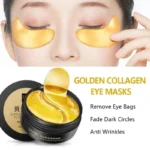 24K Gold & Hyaluronic Acid Eye Mask: Removes Dark Circles & Hydrates