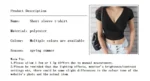 V-Neck Crop Top: Sexy Summer T-Shirt with Korean Fashion Style - Image 11