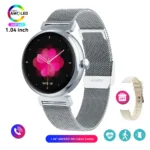ChiBear Fashion Ladies Smart Watch: 1.04" Always-On AMOLED Screen with Bluetooth Calling & Health Tracking - Image 9