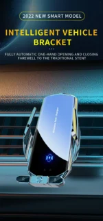 Magnetic Wireless Car Charger: Fast Charging Air Vent Phone Holder for iPhone & Samsung (15W) - Image 11