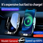 Magnetic Wireless Car Charger: Fast Charging Air Vent Phone Holder for iPhone & Samsung (15W) - Image 6