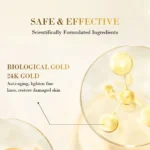 24K Gold & Hyaluronic Acid Eye Mask: Removes Dark Circles & Hydrates - Image 11