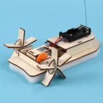 DIY Wooden Science Kit: Educational STEM Project for Kids - Assemble 3D Car & Boat Models - Image 5