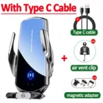 Magnetic Wireless Car Charger: Fast Charging Air Vent Phone Holder for iPhone & Samsung (15W) - Image 8
