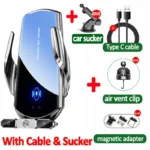 Magnetic Wireless Car Charger: Fast Charging Air Vent Phone Holder for iPhone & Samsung (15W) - Image 7