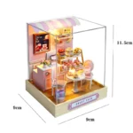 Kitten Mini Dollhouse: 3D Wooden Puzzle Kit with Furniture - Image 8