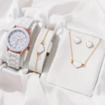 5-in-1 Luxury Watch & Jewelry Set for Women - Image 10