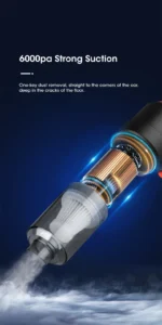 Cordless Handheld Car Vacuum Cleaner: Portable High-Power Suction with Blower Function - Image 14