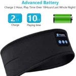 All-in-One: Wireless Headphones Built into a Super-Soft Headband and Sleep Mask - Image 2