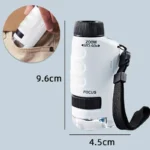 Kids' Pocket Microscope with LED Light: 60-120x Magnification - Educational STEM Toy - Image 13