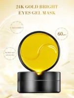 24K Gold & Hyaluronic Acid Eye Mask: Removes Dark Circles & Hydrates - Image 10