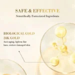 24K Gold & Hyaluronic Acid Eye Mask: Removes Dark Circles & Hydrates - Image 4