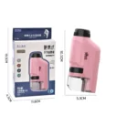 Kids' Pocket Microscope with LED Light: 60-120x Magnification - Educational STEM Toy - Image 9